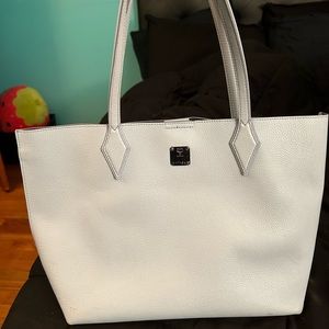 Baby blue MCM shoulder purse